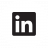 Black & white logo for LinkedIn that links to our profile