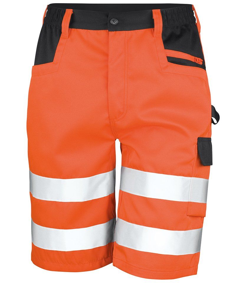 Safety cargo shorts