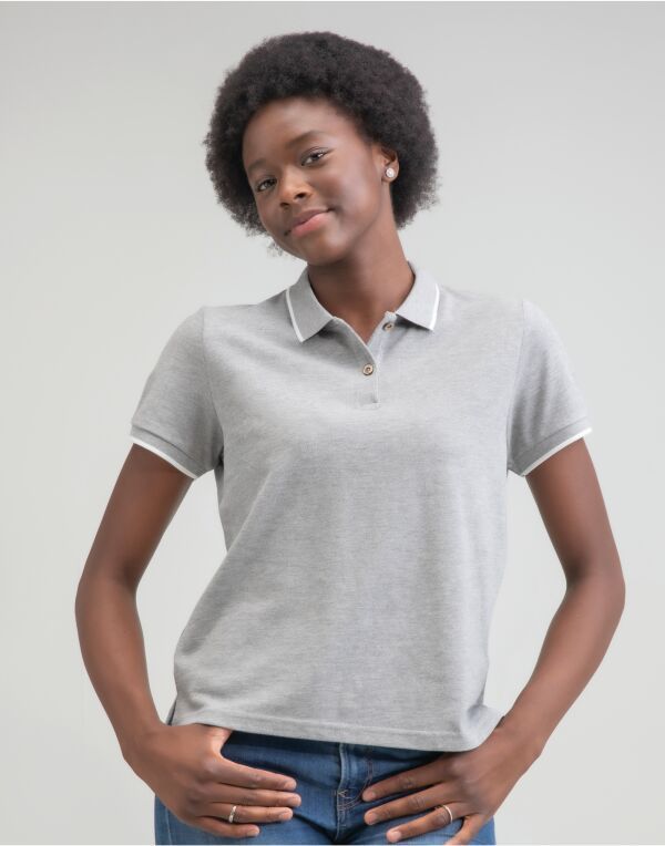 The Women's Tipped Polo
