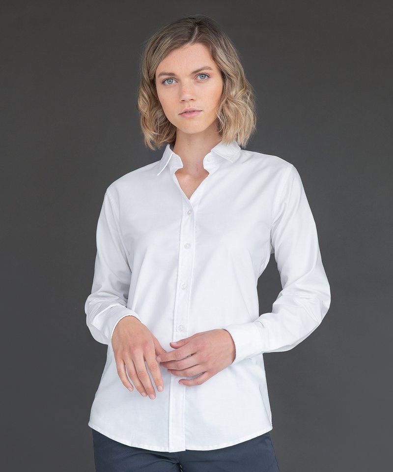 Women's classic long sleeve Oxford shirt