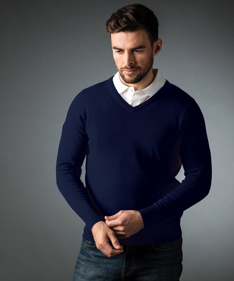 g.Eden cotton v-neck sweater (MKC6884VN-EDEN)