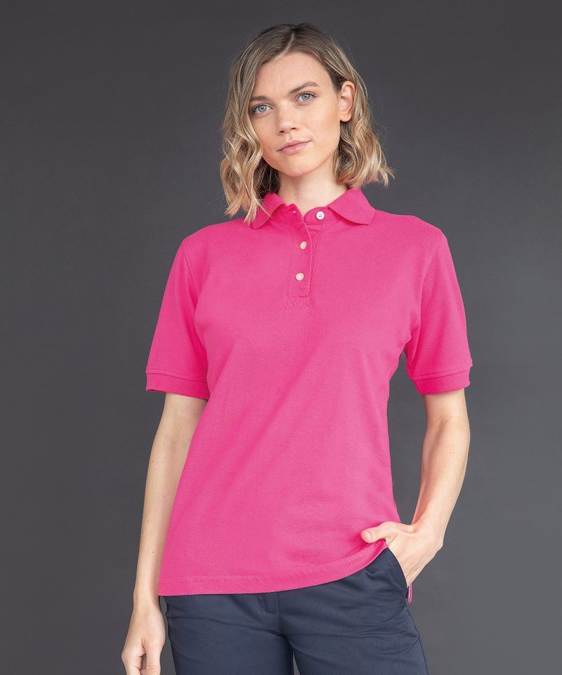 Women's classic cotton piqué polo shirt
