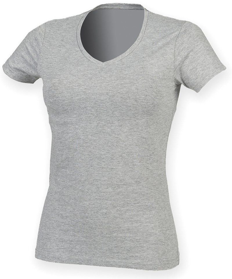 Feel good women's stretch v-neck t-shirt