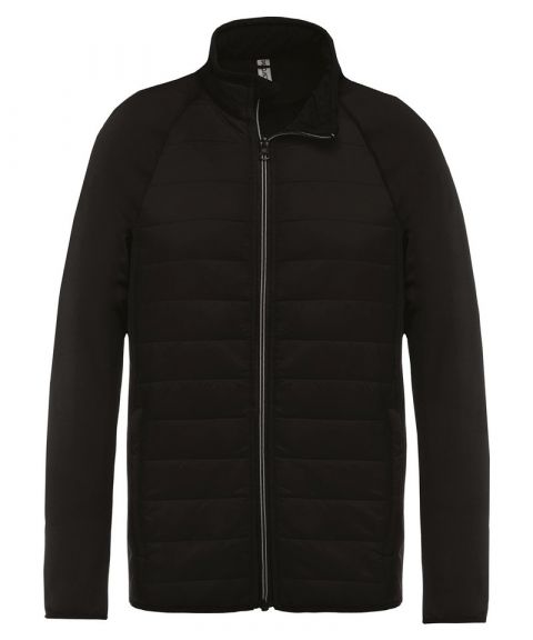 Dual-fabric sports jacket