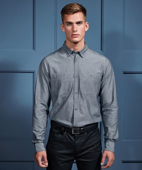 Men’s Chambray shirt, organic and Fairtrade certified