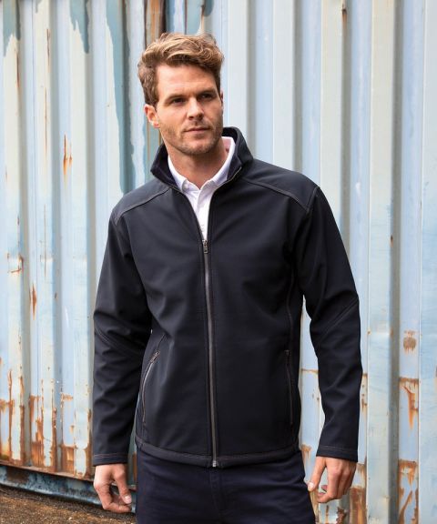 Treble stitch softshell