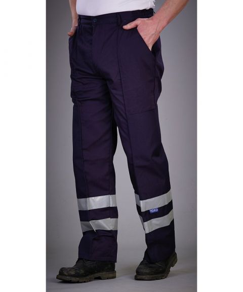 Reflective polycotton ballistic trousers (BS015T)