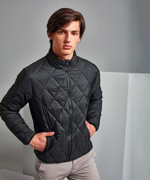 Diamond pane padded Jacket