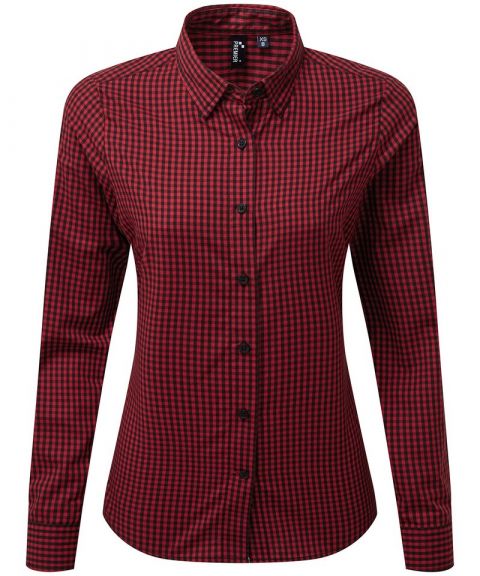 Women's Maxton check long sleeve shirt