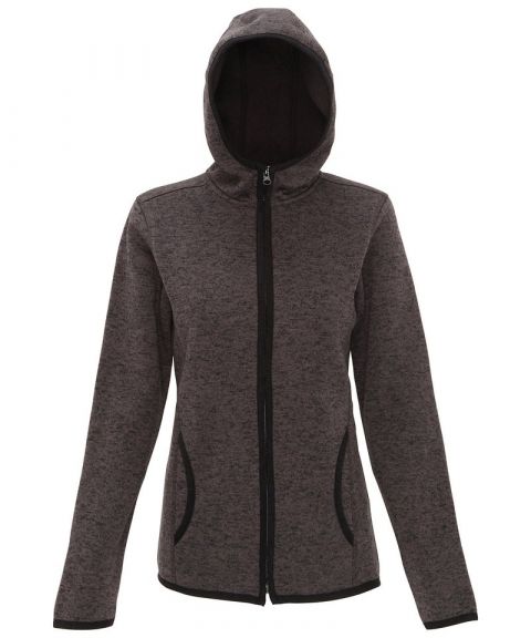 Women's TriDri® melange knit fleece jacket