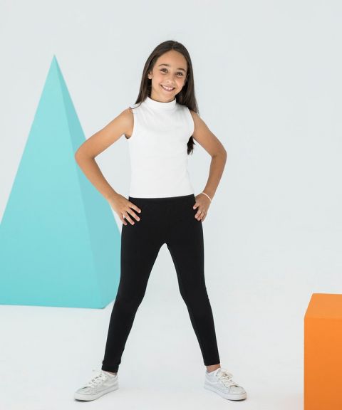 Kids high neck crop vest