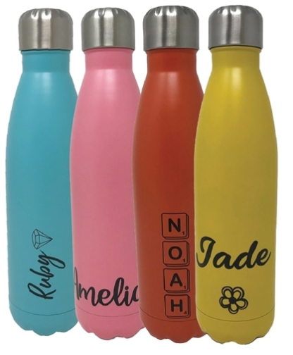 17oz / 500ml Stainless Steel Water Bottles Matt Finish